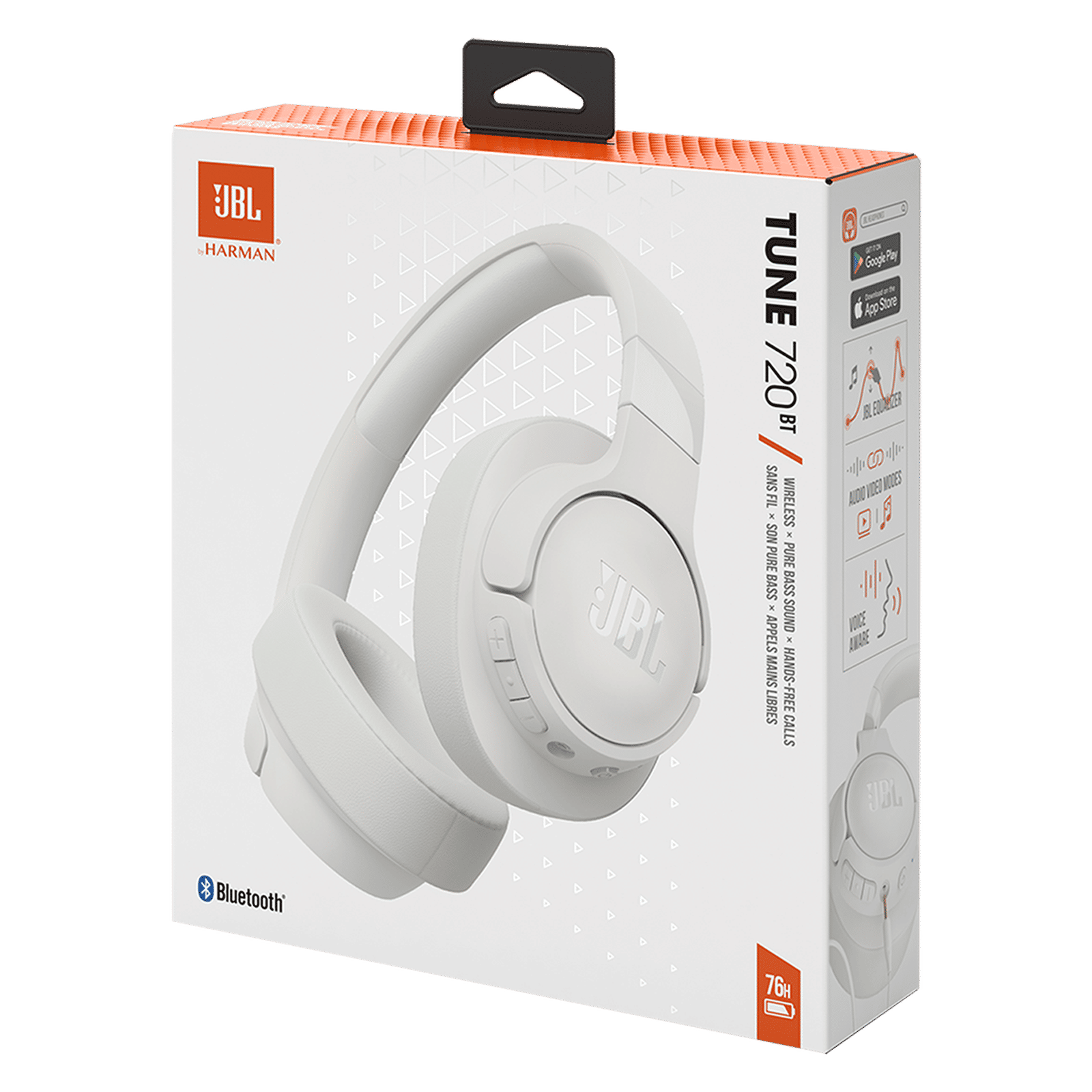 Buy JBL Tune 720BT Bluetooth Headphone with Mic (Upto 76 Hours